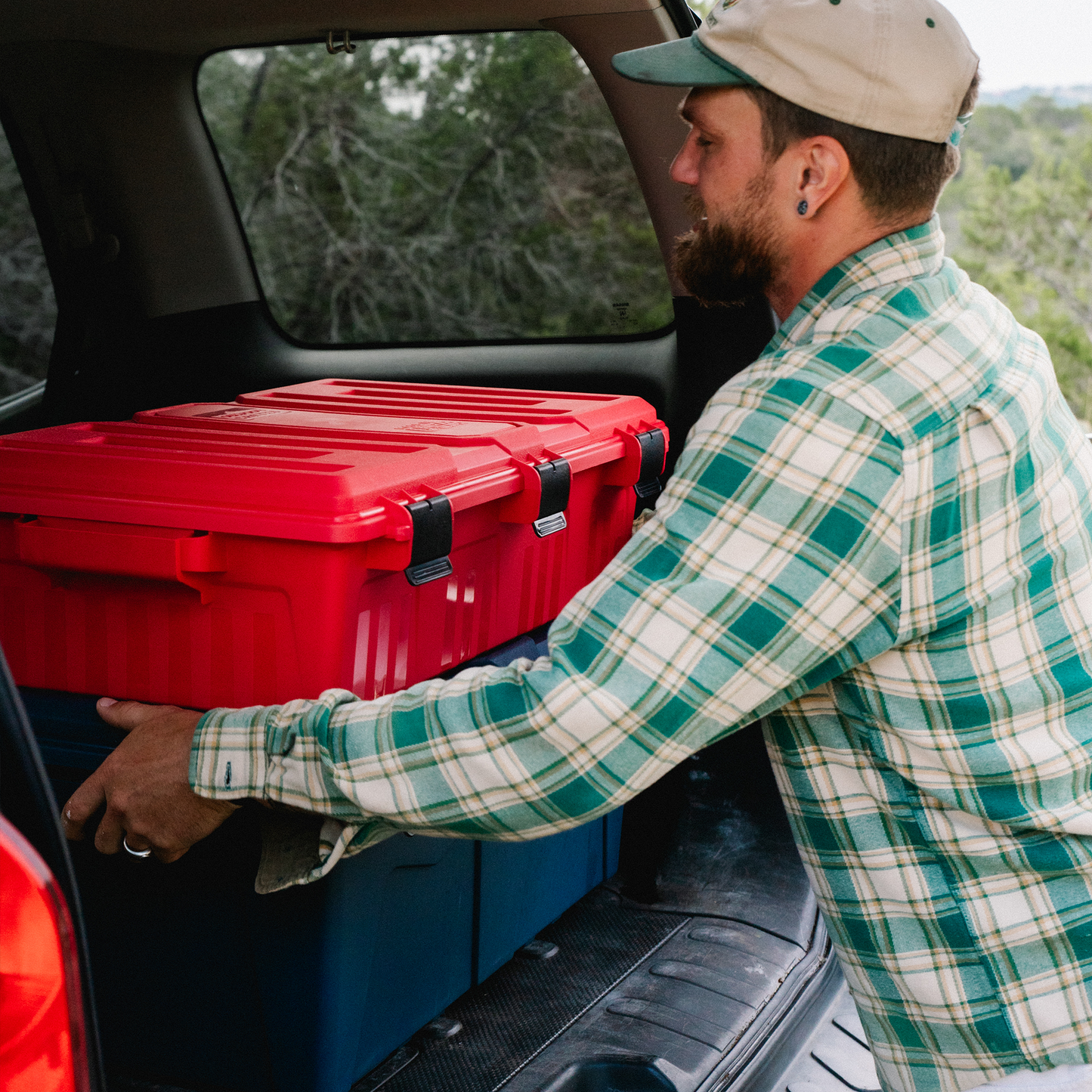 Large Divided Outdoor Crate - OCDCXL