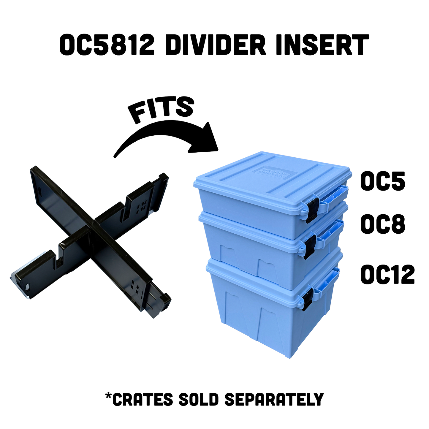 OC5812-Drop in Divider Organizer for the OC5/OC8/OC12